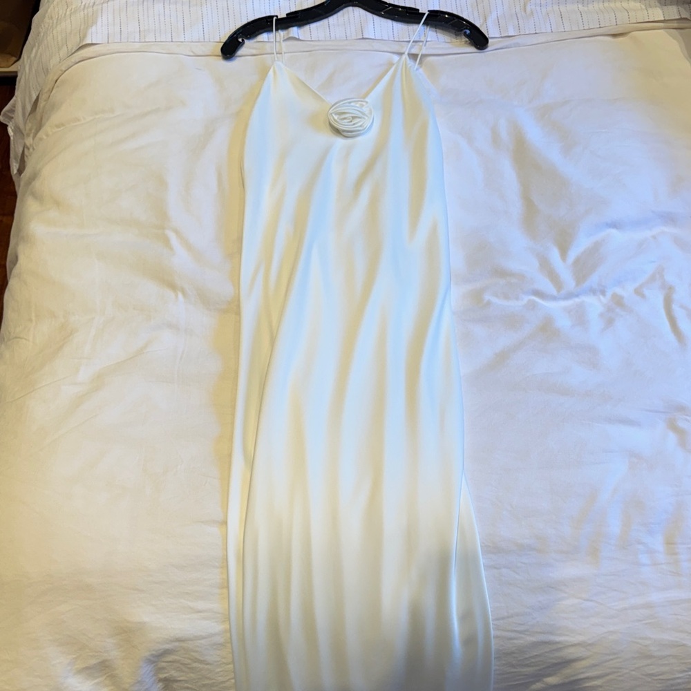 Elegant White Slip Dress